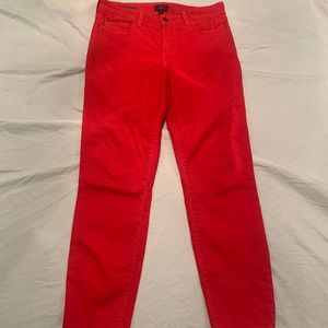 NYDJ Clarissa Ankle Red Pants